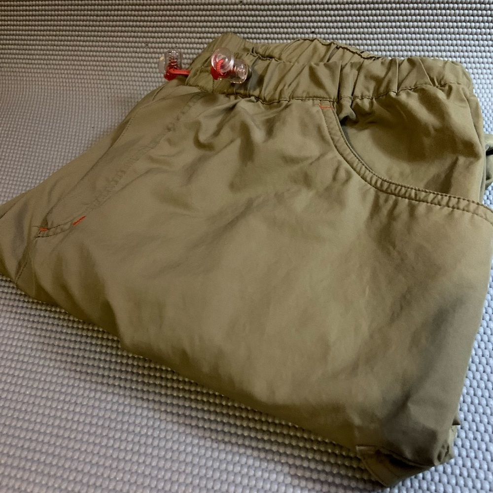 Vintage Adidas Cargo Skateboarding Cinche Pants Large Olive Orange